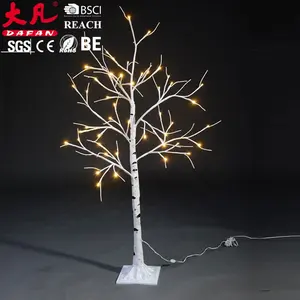 New Fashion 240cm Artificial Birch Christmas Outdoor Waterpoof Led Decoration Tree Light