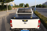 Couvercle enroulable robuste pour Nissan Navara D40 Couvercle de volet rétractable antirouille en aluminium Roll N Lock