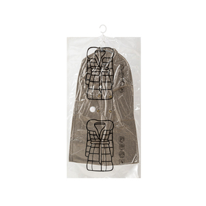 Sacs de rangement en plastique transparents directs d'usine pour vêtements <span class=keywords><strong>housse</strong></span> anti-poussière pliable pour ensemble de vêtements suspendus à linge - Product Image 1