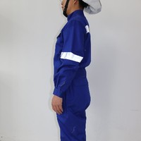 Haute qualité 100% l coton ignifuge et antistatique à manches longues ignifuge vêtements de travail FR uniforme