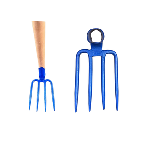 Râteau à quatre dents pour l'entretien et le nettoyage des voies ferrées, nettoyage du ballast ferroviaire, râteau à quatre dents pour l'entretien des voies en acier - Product Image 2