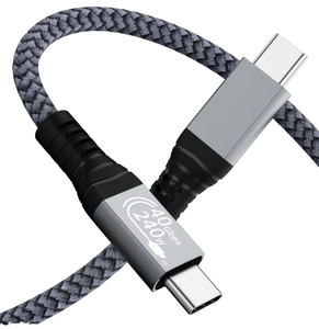 PD240W USB4 Gen2 cavo 2m <span class=keywords><strong>USB</strong></span> <span class=keywords><strong>C</strong></span> <span class=keywords><strong>a</strong></span> tipo <span class=keywords><strong>C</strong></span> 40Gbps dati di ricarica rapida <span class=keywords><strong>Kabel</strong></span> Thunderbolt 4 compatibile per il trasferimento dati - Product Image 6