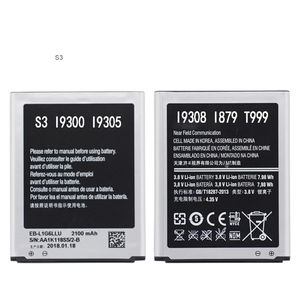 Nouvelle batterie Li-ion d'origine EB-L1G6LLU pour Samsung Galaxy S3 GT-i9300 <span class=keywords><strong>I9305</strong></span> I747 I535 T999 L710 I9300I 2100 Capacité réelle - Product Image 1