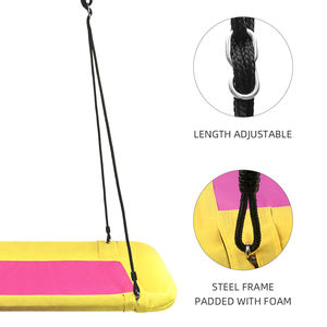 Balançoire de lit simple suspendue pleine grandeur pour tout-petits portable et confortable de haute qualité personnalisée - Product Image 4