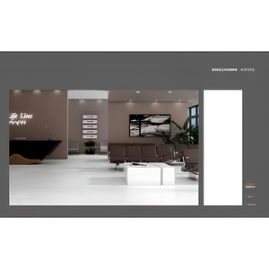 Baldosas de porcelana vitrificada de 15 mm, 800x2400 mm, color gris negro, superficie de piedra sinterizada con efecto mármol para muebles de diseño. - Product Image 6