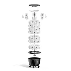 Equipo hidropónico automático, <span class=keywords><strong>cultivo</strong></span> vertical sin suelo, jardín hidropónico ABS, sistema <span class=keywords><strong>de</strong></span> riego <span class=keywords><strong>de</strong></span> torre <span class=keywords><strong>de</strong></span> 6/8/10 capas a la venta - Product Image 4