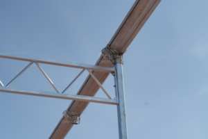 Jiapei longueur personnalisée à bas <span class=keywords><strong>prix</strong></span> système de collecte d'eau et de drainage <span class=keywords><strong>gouttière</strong></span> en acier galvanisé à chaud pour toit de serre - Product Image 3