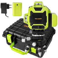 Niveau laser 4D extérieur 16 lignes auto-nivelant sans fil télécommande 360 lignes horizontales et verticales croisées niveau laser vert