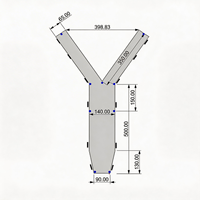 Dock gonflable en forme de Y pour jet ski, résistant aux UV, résistant aux intempéries, longue durée de vie, vente en gros