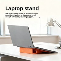Support de téléphone en gel de silicone pour tablette et ordinateur portable - Support de bureau flexible, pliable et transformable pour personne paresseuse - Accessoire de voyage
