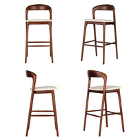 Tabouret de bar moderne en bois pour hôtels et restaurants Chaise de bar Tabouret de bar Chaise haute Chaise de bar loft