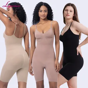 Body para mulheres modelador de corpo inteiro plus size sem costura para controle de barriga