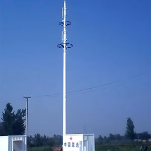 Tour à tube unique en acier pour le renforcement du signal des <span class=keywords><strong>tours</strong></span> de communication, télécommunications, antenne 4G 5G, station de base - Product Image 1