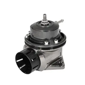 Universal Adjustable Type FV 40mm Blow Off Valve Kit Aluminum BOV Black Flange Kit