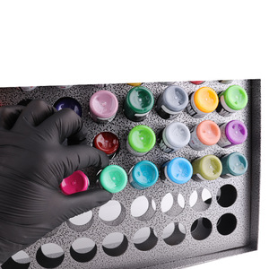 Soporte de Pared para Exhibición de Tinta de Tatuaje con 78 Orificios, Organizador de Cosméticos, Caja para Botellas de Pigmento - Product Image 2