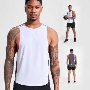 Camisetas sin Mangas Deportivas para Hombre, de Secado Rápido, Transpirables, de Color Sólido, para Gimnasio y Fitness - Product Image 4