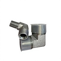 Adaptador Hidráulico Recto de Alta Calidad y Sellado Hermético, de Acero al Carbono y Acero Inoxidable Forjado