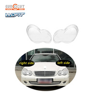 WOFIT Pièces automobiles, phares, couvercle en verre pour phare avant pour Mercedes Benz W203 2004-2005