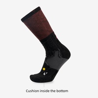 Vente en gros de chaussettes coussinées sans couture avec logo de fantaisie Elite de qualité, chaussettes de course athlétiques respirantes en éponge pour équipage de basket-ball