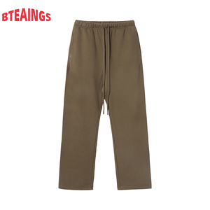 <span class=keywords><strong>Pantalon</strong></span> décontracté unisexe 2026 en velours 365g, <span class=keywords><strong>taille</strong></span> mi-haute, coupe ample, avec cordon de serrage et <span class=keywords><strong>taille</strong></span> élastique, jambe droite et large - Product Image 3