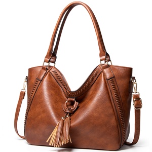 Bolso de Hombro Retro para Mujer, Tipo Bandolera, Material PU, Impermeable, con Cierre, Forro de Poliéster, Venta al Por Mayor de Fábrica - Product Image 1
