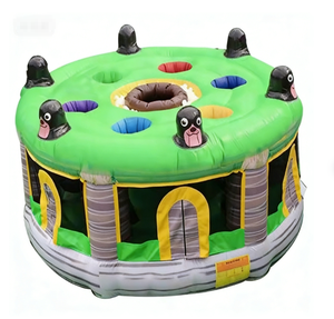 Jeu gonflable de combat de taekwondo interactif pour la communauté, idéal pour les fêtes de quartier, les rassemblements d'église et les défis de groupe - Product Image 1