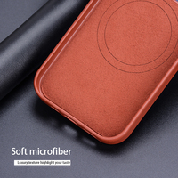 DL Original Smartphone PU Plain Laser Ring Étui de téléphone magnétique en cuir de luxe pour Iphone 12 13 14 15 16 Pro Max