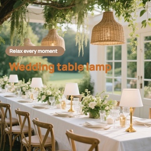 Lãng mạn đèn bàn đám cưới ấm áp tuyệt chiếu sáng Pin hoạt động đèn bàn đám cưới 10h runtime cho ngoài trời tiếp tân - Product Image 2
