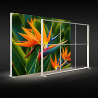 Écran LED personnalisé, écran graphique rétroéclairé, support d'affichage sans cadre, boîte à lumière Seg, boîte à lumière pour la photographie, boîte à lumière pour les salons professionnels