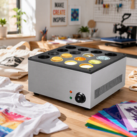 Machine à gaufres et snacks électrique professionnelle en acier inoxydable 16 empreintes antiadhésive avec fonction de cuisson de gâteaux aux haricots rouges pour boulangerie et pâtisserie