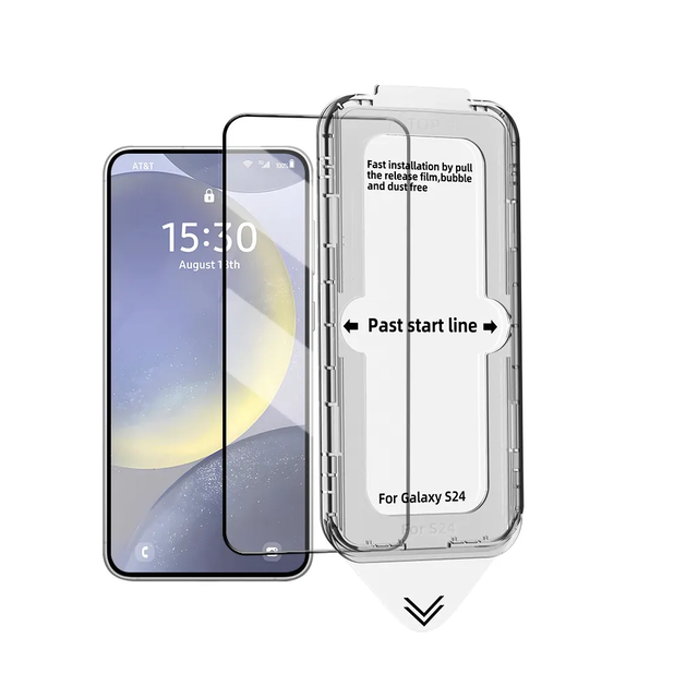 High Clear S24 Ultra Phone Screen Protector 9H HD Tempered Glass Waterproof Anti-Spy Samsung S24 Plus Ultra Screen Protectors