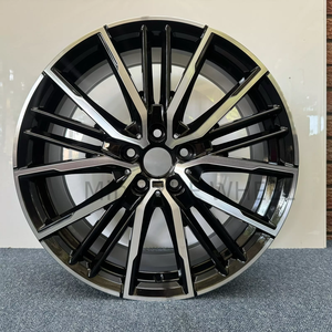 Jantes Mingyue Flow Forming noires usinées pour BMW Série 3, <span class=keywords><strong>5</strong></span>, 7, F40, F44, F15, 19 et 20 pouces, entraxes 5x112 et 5x120, jantes décalées pour voitures particulières <span class=keywords><strong>56</strong></span> - Product Image 1
