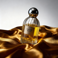 Flacon de parfum en verre de luxe 100 ml avec bouchon rond, flacon de parfum personnalisable transparent, blanc, ambré, givré, noir