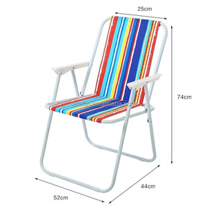 Chaise <span class=keywords><strong>de</strong></span> plage pliable <span class=keywords><strong>de</strong></span> plage d'été <span class=keywords><strong>de</strong></span> luxe bon marché portative <span class=keywords><strong>de</strong></span> nouveau design avec l'accoudoir - Product Image 5