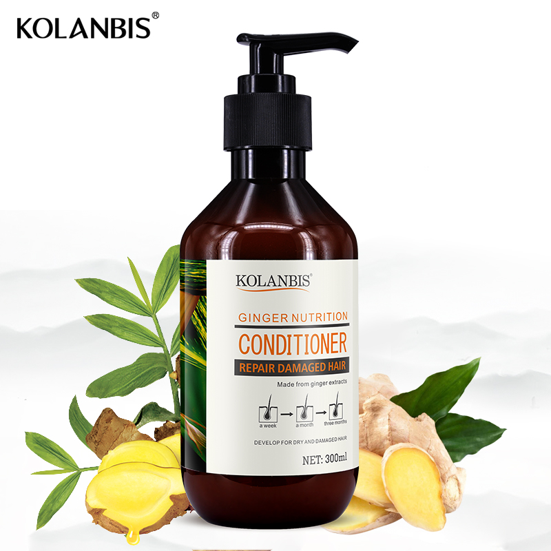 Herbal and organic Ginger Nutrition conditioner repair damaged hair