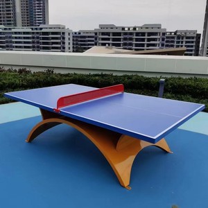 Mesa de Ping Pong para Exteriores, Patas de 50x50 mm Resistentes a la Intemperie, Uso en Exteriores - Product Image 2