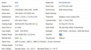 Hot bán NT156FHM-N41 N156HGA-EAB N156HGE-EA2 <span class=keywords><strong>15.6</strong></span> Slim 30pin FHD TN cho <span class=keywords><strong>Acer</strong></span> Aspire máy tính xách tay màn hình LCD - Product Image 3