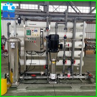 Système d'osmose inverse 10000L, machine à eau en sachet, purificateur d'eau automatique PLC pour projet industriel, machine à eau pure
