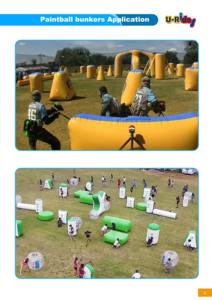 Bunkers de paintball gonflables, pack <span class=keywords><strong>Dorits</strong></span> pour 7 joueurs, combats de paintball compétitifs CS pour des combats de paintball passionnants - Product Image 5