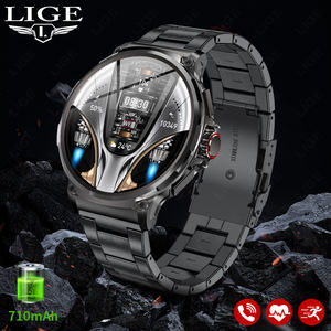 LIGE BW0657 นาฬิกาสมาร์ทวอทช์สำหรับผู้ชาย แบตเตอรี่ 710mAh ใช้งานได้นาน 10 วัน รองรับการโทร  ติดตามการออกกำลังกาย วัดอัตราการเต้นของหัวใจ ใช้งานได้กับ Android และ IOS - Product Image 2