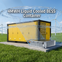 Armadio di accumulo energetico da 1MW 2.08MWH con raffreddamento a liquido a immersione per uso commerciale e industriale, container da 20 piedi