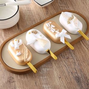 Bâtonnets en plastique colorés Ww23 pour gâteaux, glaces et palettes en acrylique – Cadeaux promotionnels personnalisés - Product Image 5
