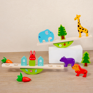 Juguete Educativo de Madera, Bloques de Apilamiento de Equilibrio, Divertidos Bloques de Construcción, Juguete de Equilibrio de Animales Popular para Niños - Product Image 5