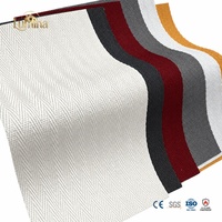 Panneaux tissés en chanvre MCM en travertin à texture lin naturel, design moderne et écologique pour les murs décoratifs intérieurs d'hôtels et de villas