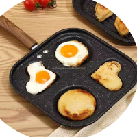 Poêle à fond plat pour petit-déjeuner, idéale pour les œufs frits, les hamburgers et la cuisson – Offre spéciale