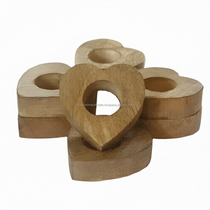 Lot de porte-serviettes en bois de style rustique de qualité supérieure pour fêtes, événements, banquets et tables de cuisine, disponible en grande quantité - Product Image 6