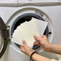 Feuilles de Lessive Zéro Plastique Ultra pour Linge Bandes de Lavage Écologiques Détérgent de Lavage