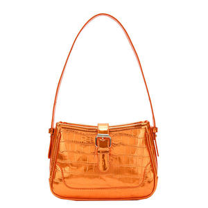 Bolso de Mano con Patrón de Cocodrilo para Mujer, Bolso de Hombro Simple y Moderno - Product Image 4