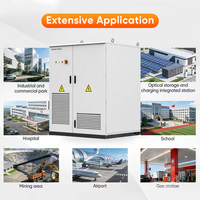 Système de stockage d'énergie solaire BESS 241 kWh 261 kWh pour l'infrastructure de recharge de véhicules électriques et l'extension de puissance 110 kW 125 kW à refroidissement liquide