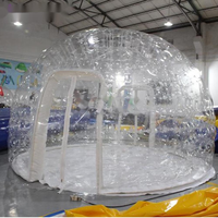 Vente en gros Tente dôme gonflable transparente hermétique pour l'extérieur Maison à bulles Chapiteau d'événement transparent pour le camping